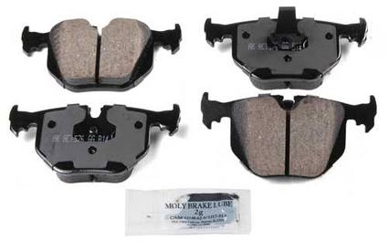 BMW Land Rover Disc Brake Pad Set - Rear (Ceramic) (EURO) SFP500210 - Akebono Euro Ultra-Premium EUR683